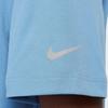 Nike Тренировочная футболка с круглым вырезом Nike Dri-FIT однотонная для детей Топы Aegean-Storm Black FB1292429