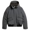 Superdry City Padded Bomber Jacket water resistant ebony