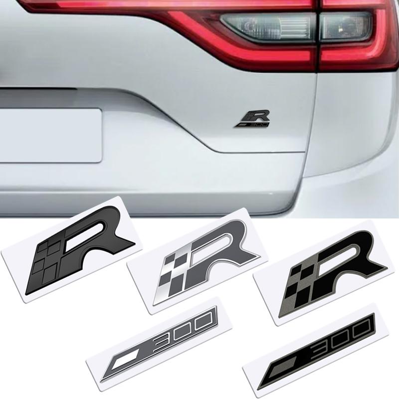 Metal 3D R Front Grille Sticker Car Rear Trunk Body Emblem Badge for SEAT Leon Ibiza 300 6J 6L Alhambra Exeo Altea Ateca cupra