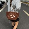 Модная ретро сумка-ведро женская большой вместимости новая сумка-мессенджер женская на плечо сумка-мессенджер сумка