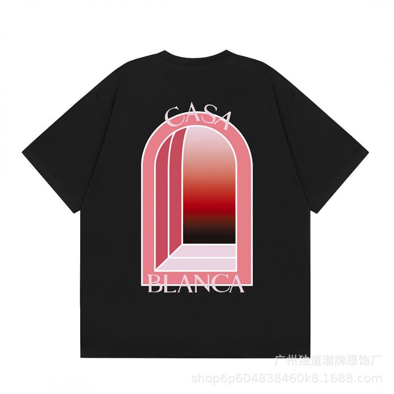 Mens Oversized Cotton Graphic Tee Loose Fit Streetwear Short Sleeve T-Shirt Casual Wear