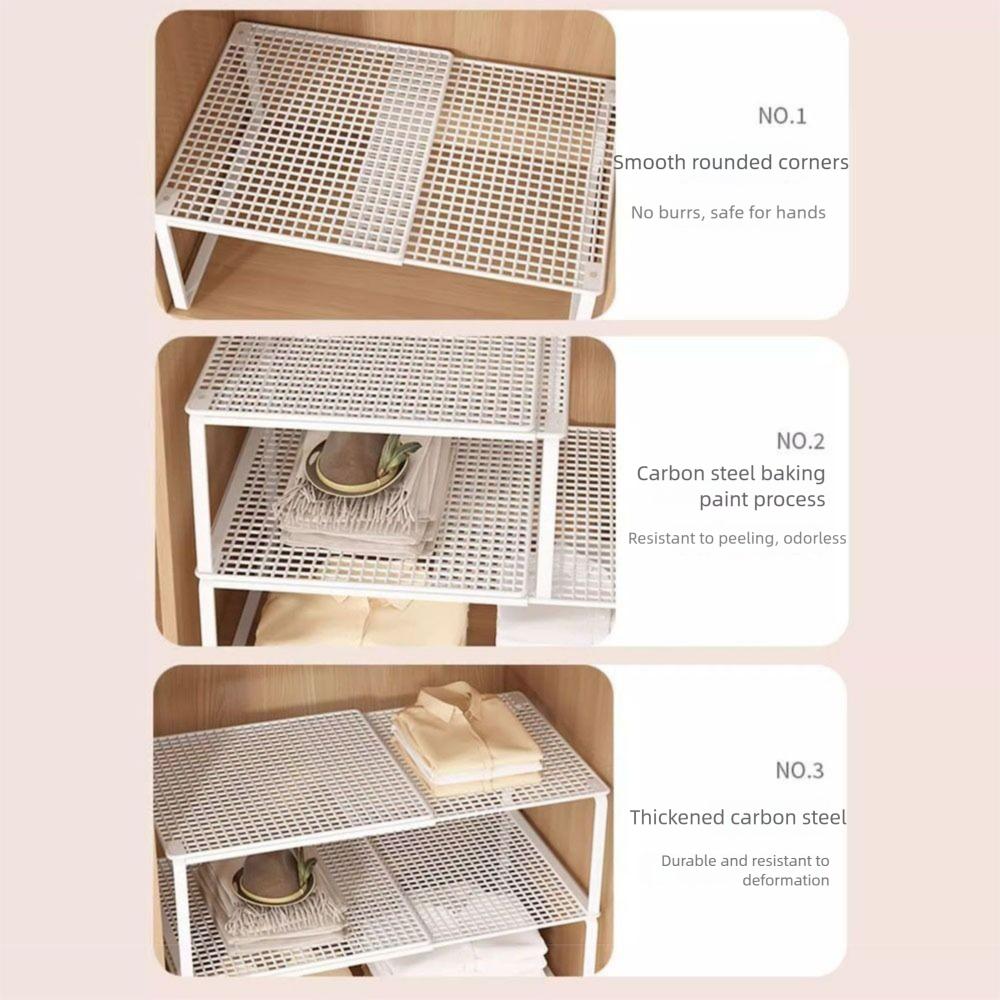 Регулируемая телескопическая полка для шкафа, многоуровневая перегородка, органайзер для шкафа, ванная комната