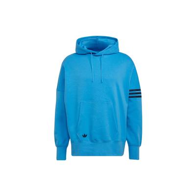 adidas Оригинальные мужские топы с капюшоном и длинным рукавом с логотипом Trefoil Solid Drawstring HM1872