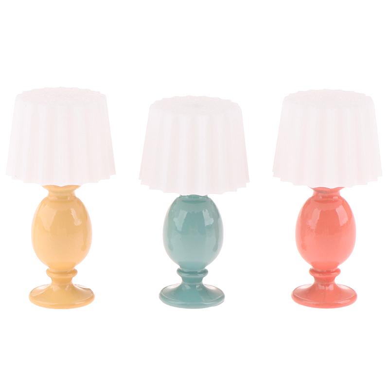 1:12 миниатюрных настольных ламп для кукольного домика, модель для изучения, мебель для кукольного домика, украшение для микросцены, световое украшение, игрушки для ролевых игр