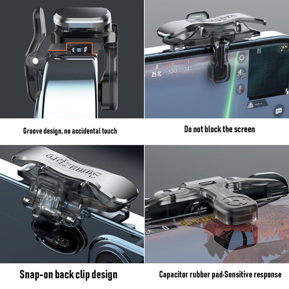 Grip Trigger Fire Button Gamepad Controller Joystick Game Trigger for PUBG Phone Gaming Controller