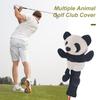Golf Club Head Cover Soft Animal Driver Headcover Plush Lion/Tiger/Hippo/Monkey/Sheep Golf Accessory for Woods And Drivers