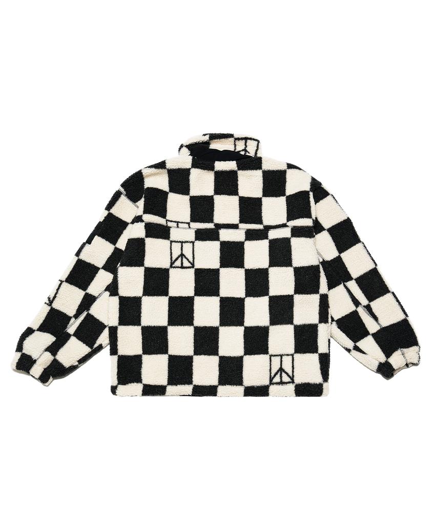 Ben Davis White Label Boa Fleece Jacket Black