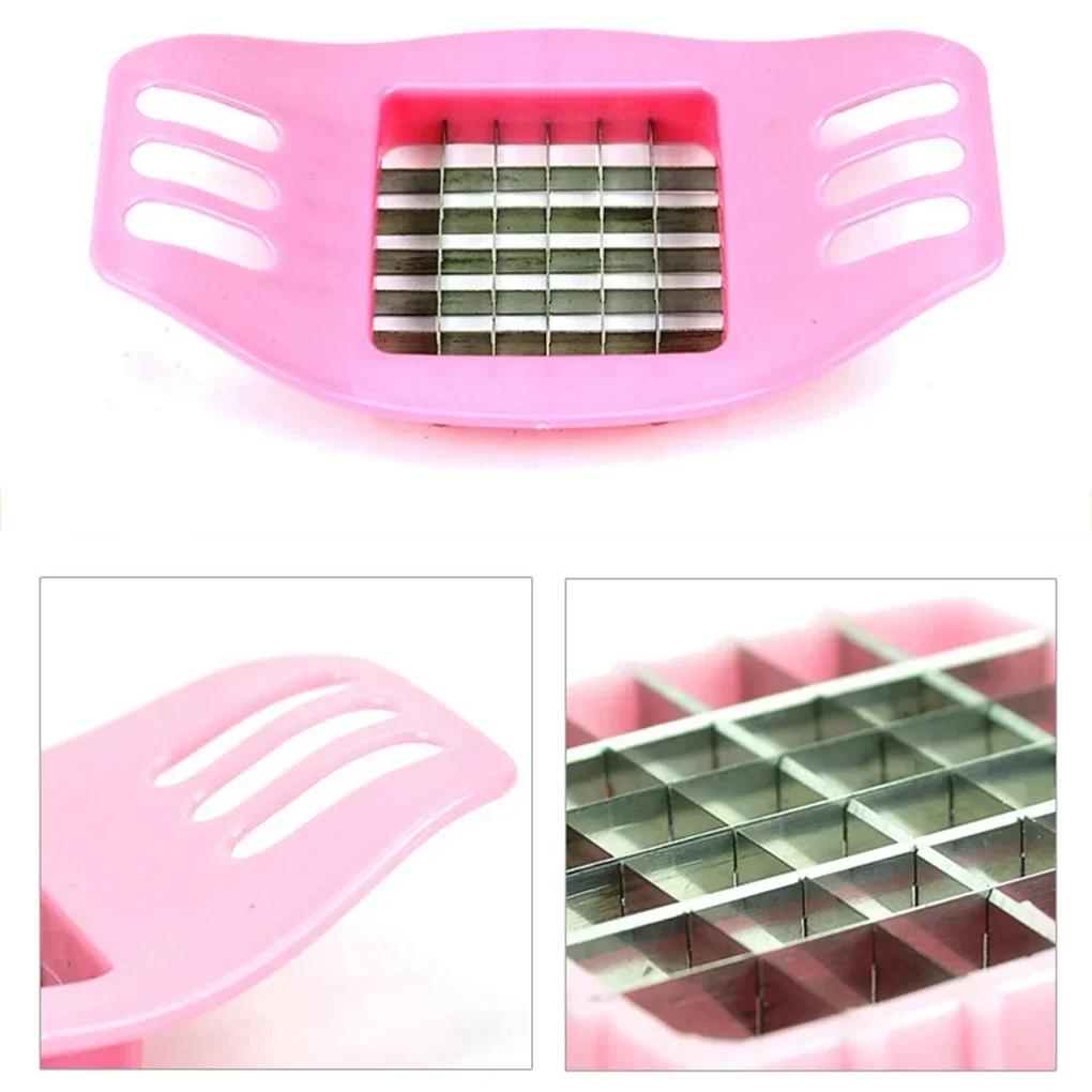 2024New Cooking Potato Cutter Gadgets Potato Chip Stainless Steel Vegetable French Fry Chopper Chips Making Tool Kitchen Gadgets