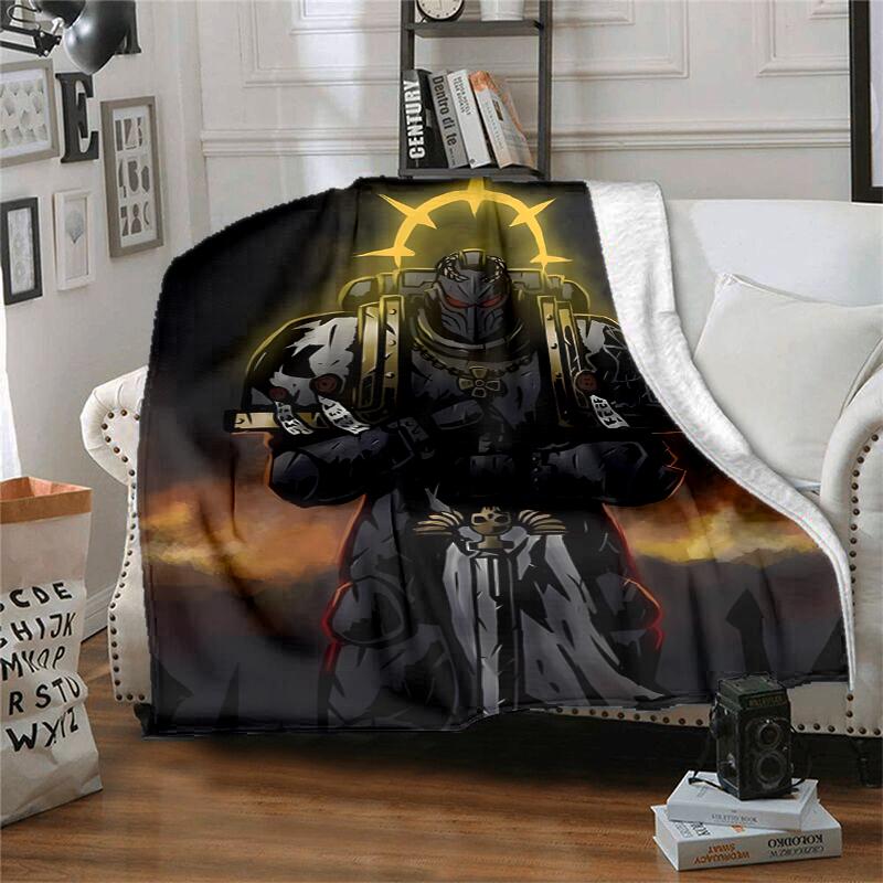 warhammer Flannel Blanket Soft Warm All-Season Throw, Design for Camping, Car Travel, Hiking Sofa, Bed, Office Perfect Gift for Parties