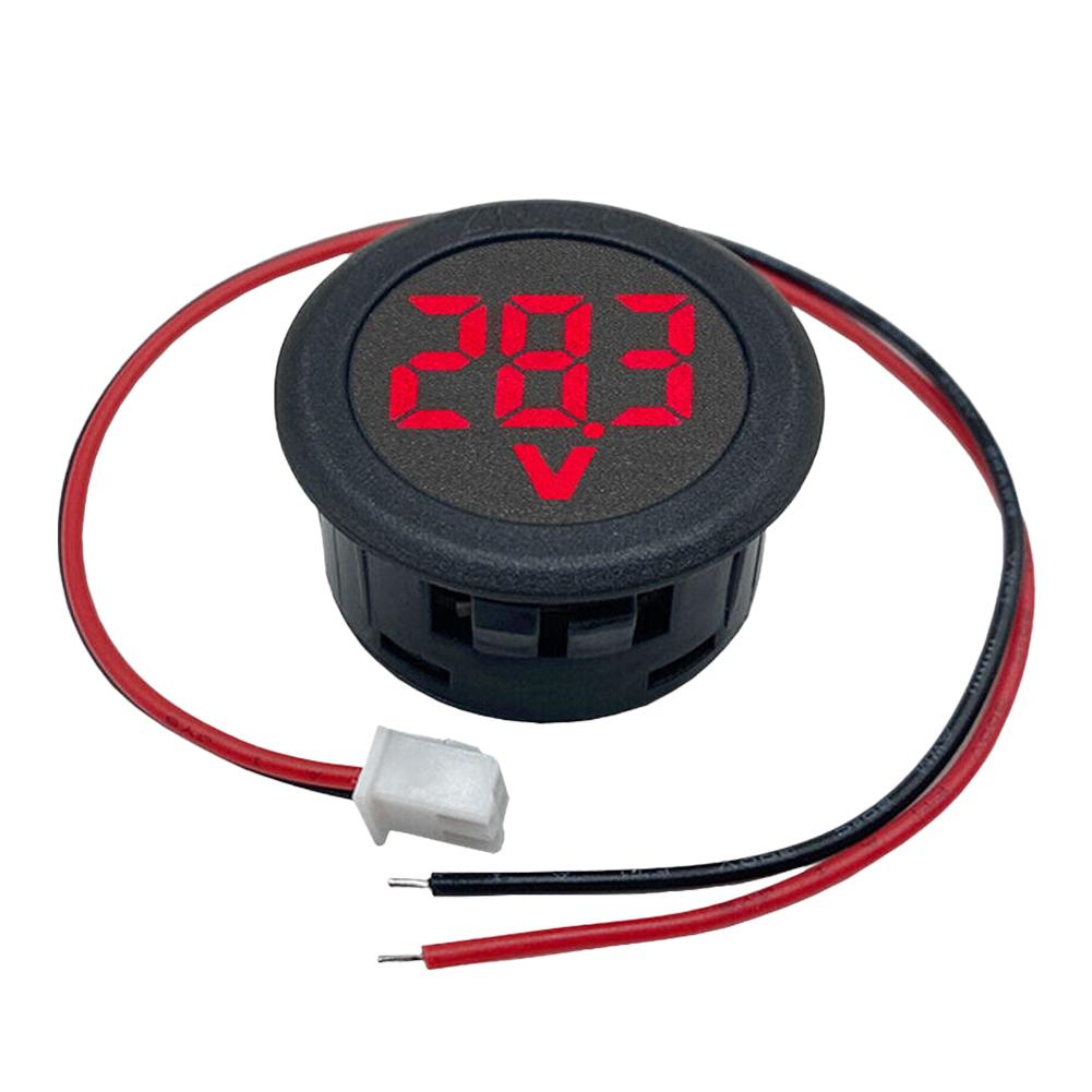 DC 4-100V Car Voltage Current Meter LED Digital Display Volt Detector Tester Two-wire Mini Voltmeter Multimeter Panel