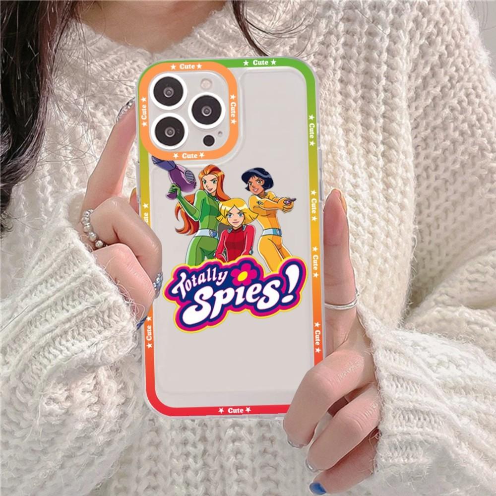 Чехол для телефона Totally Spies для Samsung S 20 21 22 23 lite plus ultra Прозрачный чехол для мобильного телефона Funda