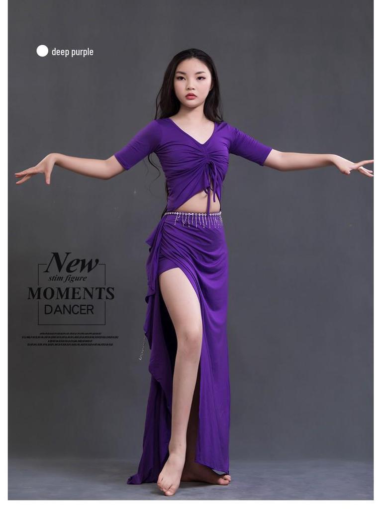 Комплект модала большого размера для танца живота: Костюм для выступлений Осень/Зима для похудения