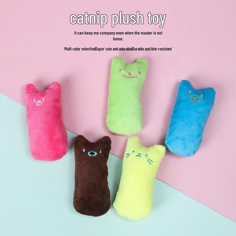 Junchu Catnip Plush Thumb Cat Toy