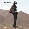 MO&Co. Women's Dopamine Color Stand Collar Down Jacket