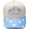 OUTLAW Women Embroidered Truck Driver Baseball Cap Color Matching Fun Men's and Women's Casual Shade Dad Hat