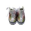 Converse All Star Light Удобные Модные Высокие Кеды из Канваса Унисекс Белые 168997C