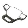 Steering Wheel Panel Cover ABS Carbon Fiber Style Decorative Trim Replacement for Ford 2021 and Up