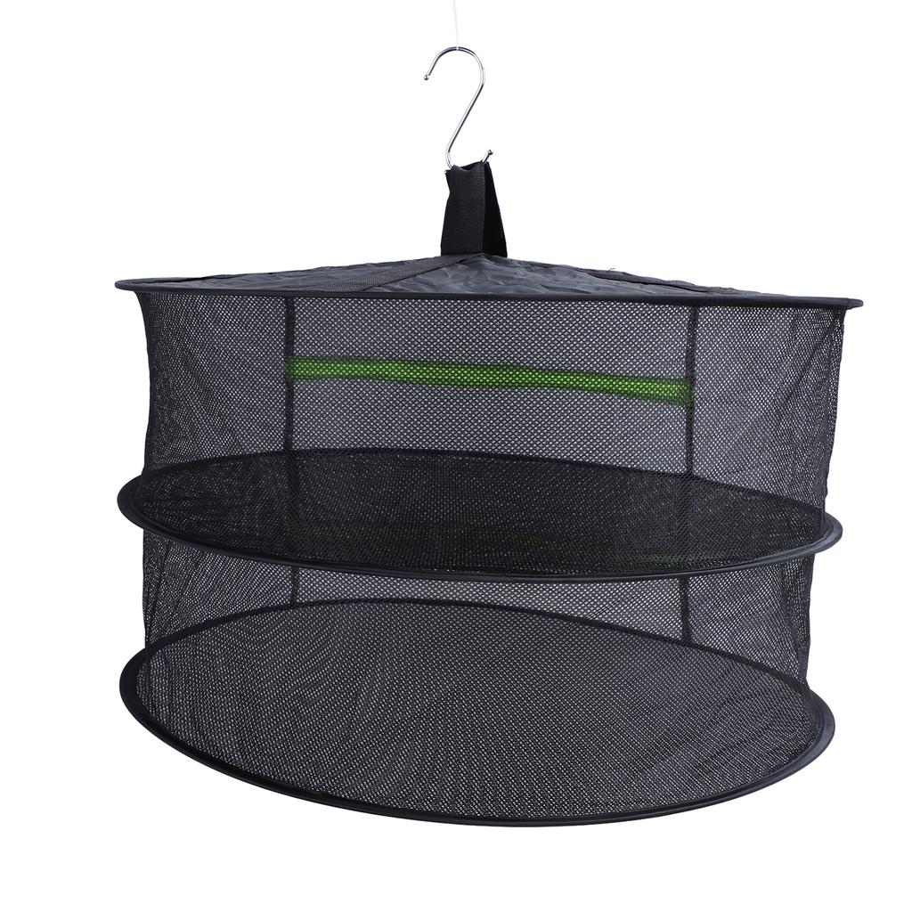 Стойка для сушки трав с застежкой-молнией, многослойная многоцелевая подвесная сетка для сушки растений для выращивания