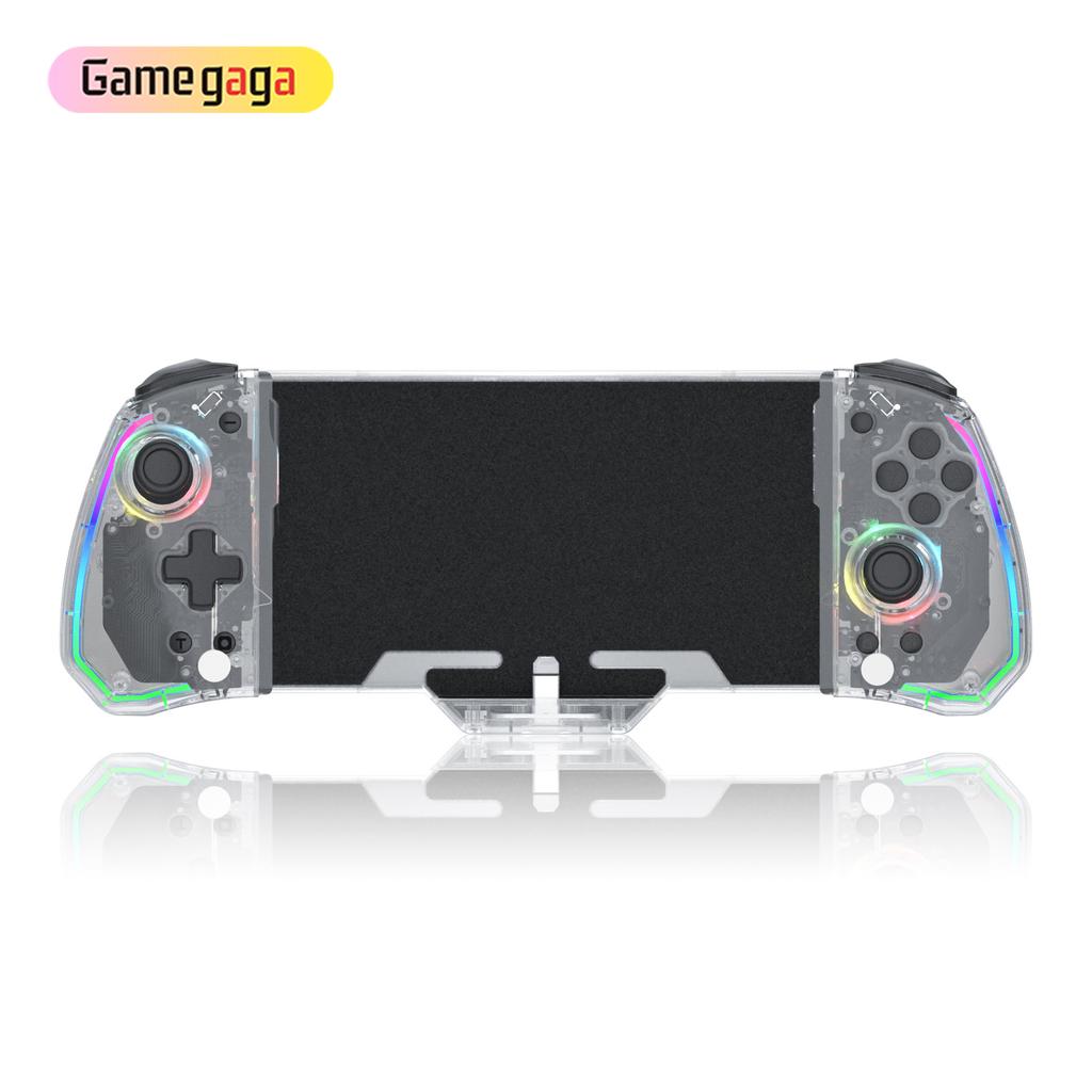Yo YS43 Transparent Wireless BT Game Controller for Switch with Six-axis Gyroscope & Motion Sensing Joystick