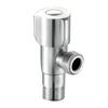 1/2 Essential Metal Angle Stop Valves 304 Stainless Steel Valves Shut Off Solution Perfect for Kitchen Bathroom Toilet