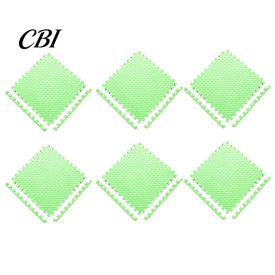 Durable Gym Equipment Mat 6Pcs Floor Mats, EVA Foam Puzzle Interlocking Tiles for Non Slip Home Fitness Mats Gym, Kids Play Areas, Kitchen Flooring,