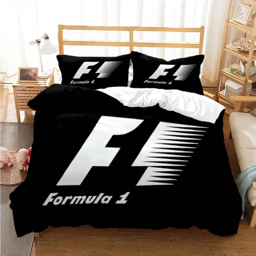 Комплект постельного белья Формула 1 Комплект с пододеяльником Формула одеяло для любителя гонок Постельное белье Наволочка Комплект постельного белья Для мальчиков Взрослый