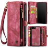 New PU Leather Phone Case Multifunctional Card Slot Wallet Cover Shockproof Protective Case for iPhone 16 17 Samsung Galaxy S24