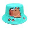 Мультяшная Капибара Панама с Широкими Полями Узор с Изображением Животных Рыбацкие Шапки Милая Двухсторонняя Панама Кепки от Солнца Новый Стиль