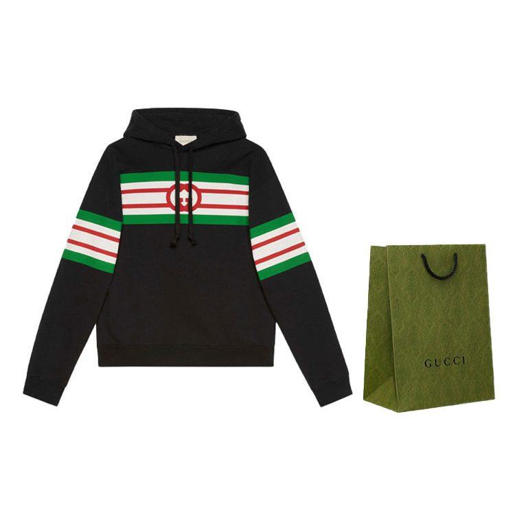 Gucci Худи с принтом Interlocking G 646953-XJDAH-1082