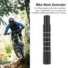 Black Bike Handlebar Stem Riser Aluminum Alloy Bike Neck Extender  Handlebar Height Increase