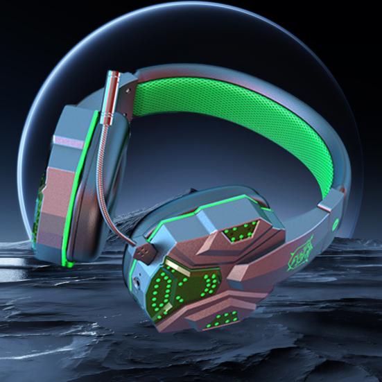 Классный внешний вид стерео игровая гарнитура шумоподавляющие наушники с микрофоном светодиодная подсветка объемный Bluetooth-совместимые наушники 5.1