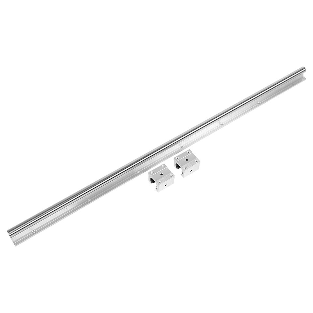 2pcs SBR20 1000mm Linear Slide Rail Shaft 4pcs SBR20UU Baring Slide Block