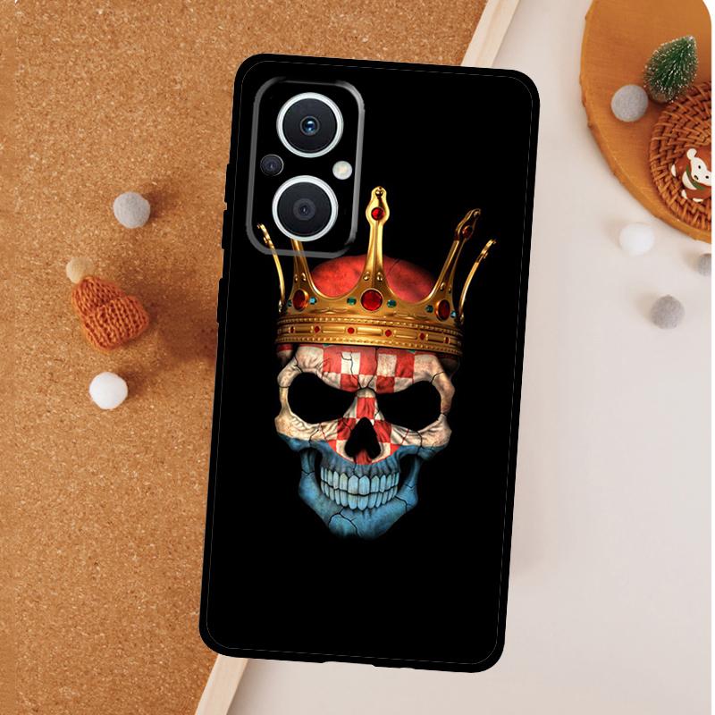 Croatia flag Phone Case For OPPO Reno 13 F 12 F 11 8T 7 8 10 Pro OPPO Find X8 X6 Pro X3 X5 Lite Cover