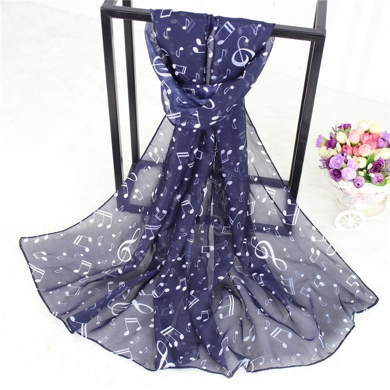 Silk Scarf For Women In Summer Fashionable Shawl Thin And Versatile Spring And Autumn Sand Scarf Long Chiffon Small Strip Scarf