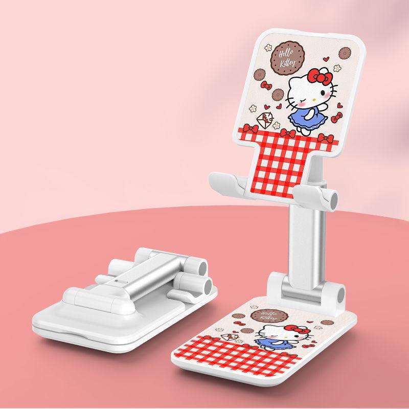 HelloKT Cute Multi-Functional Mobile Phone Holder Stand with Rotating and Adjustable Clip