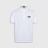 [Personalized Embroidery Classic Simplicity] Spring and Summer Versatile Lapel Men's Short sleeved Polo Shirt