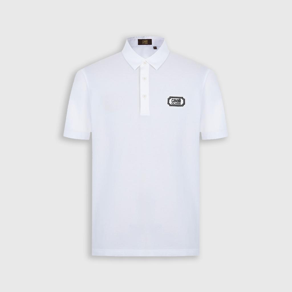 [Personalized Embroidery Classic Simplicity] Spring and Summer Versatile Lapel Men's Short sleeved Polo Shirt