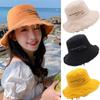 Ladies Sun Hat Canvas Bucket Cap New Summer Sunscreen Panama Hats Soft Foldable Sunbonnet Outdoor Beach Cap Fisherman Caps