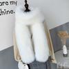 180cm Luxury Wraps Shawl Thick Fluffy Ladies Neck Warmer Muffler Fake Fur Long Scarf  For Women Men