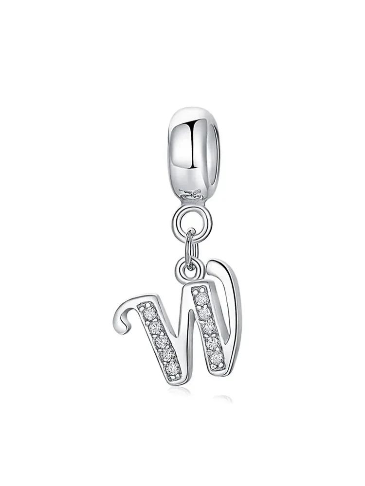 Медь Модные 26 Букв Шарм-Бусина для Женщин Подходят для Браслетов DIY Изготовление Юбилейный Подарок Изысканные Женские Украшения