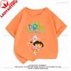 Doras The Explorers T Shirt Summer Short Sleeve Tee Novelty Fashion Graphic T Shirts Cotton Vintage Printed Shirt Camisa Clothes
