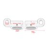 Motorcycle 2PCS Mini LED Lamp Turn Signal Amber Light 12V E Mark for Harley Softail Breakout 16-17 Touring Road King Glide 14-23