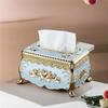 Роскошный набор коробок для салфеток European Rose, кронштейн для хранения салфеток, подходит для спальни, офиса, ванной комнаты, дома, путешествий, ресторанов