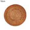 Теплоизоляция ручной работы из ротанга подставка под тарелку коврик кухонные принадлежности для чашек товары