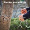 Stainless Steel Wire Saw Outdoor Survival Pocket Chainsaw Portable Backpacking