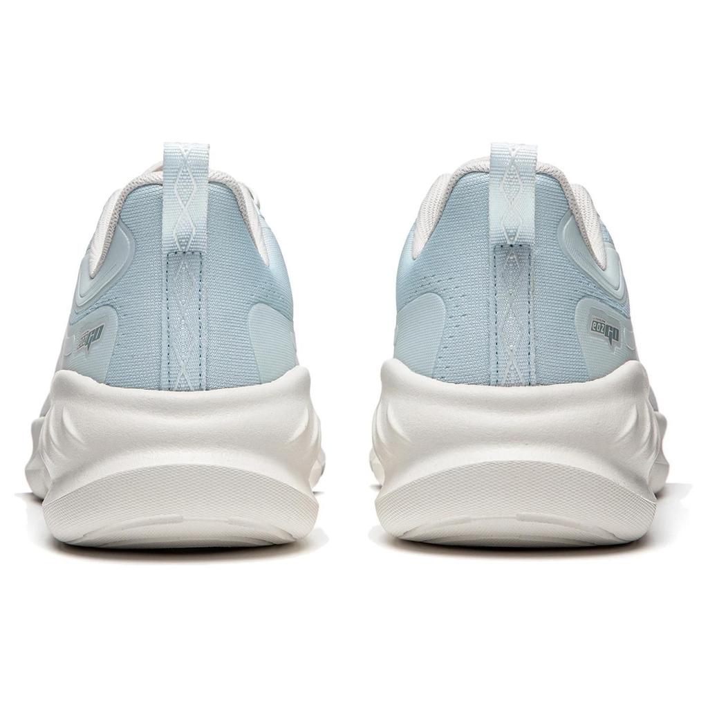 LiNing Easy Fit Flex V2 Soft Rebound Shock Absorption Durable Breathable Low Top Running Shoes Women Sneaker White Blue ARSU006-5