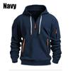 Men's Hoodie Quarter Zip Hoodies Hooded Plain Pocket Sports&Outdoor Streetwear Cool Casual Spring & Fall Clothing Hoodies Sweatshirts Men's Coats