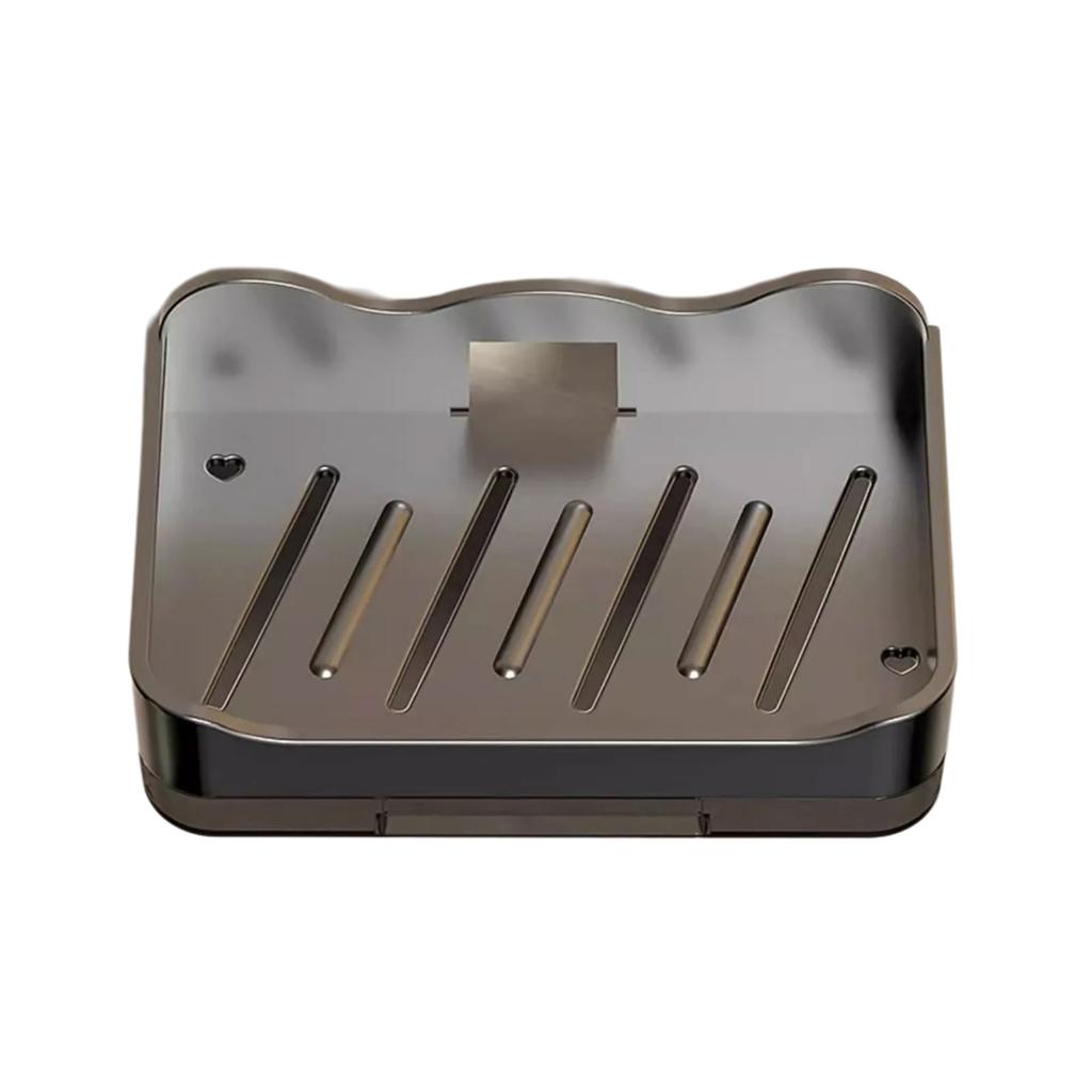 Настенная двухслойная мыльница без сверления, без слива, держатель для мыла, органайзеры для мыльницы для ванной комнаты и кухни