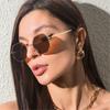 Trendy Small Metal Frame Men's Sunglasses Polygon Sun Glasses Hexagon Sunglasses for Women Shades