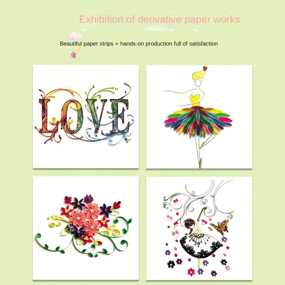 180Ocs 3/5/7/10мм Бумага для квиллинга DIY Оригами Креативные Цветные Полоски Инструменты для квиллинга